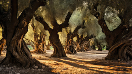 branches olive tree woodの素材