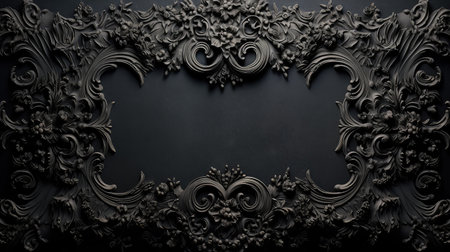 ornate grey linen backgroundの素材