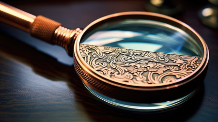 handle linear magnifying glassの素材