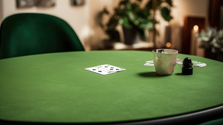 green felt tableの素材