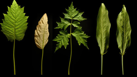 tender papaya leafの素材