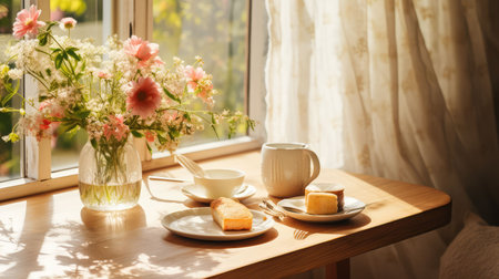 vase light wooden tableの素材