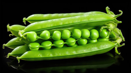 smooth peas white backgroundの素材