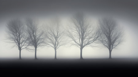 dreamlike fog on blackの素材