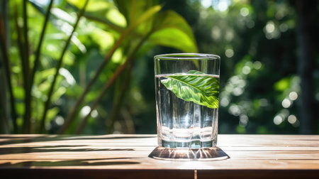 photo glass of ice waterの素材