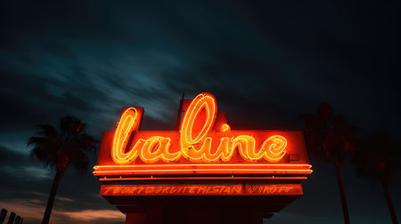 glowing orange retro fontの素材