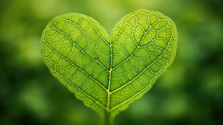 green leaf heartの素材