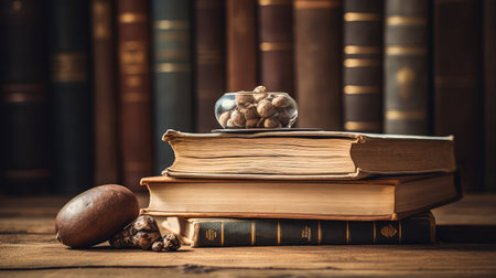 vintage black walnut backgroundの素材