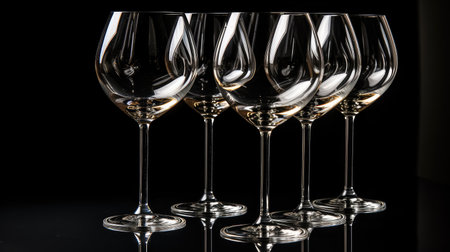 crystal cat on black backgroundの素材