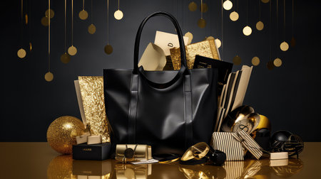 discount black and gold saleの素材