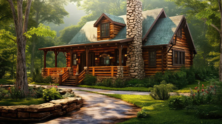 log tennessee housesの素材