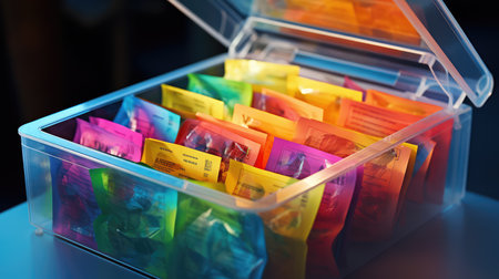 prize raffle boxの素材