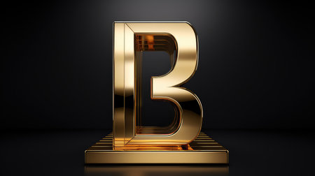 design gold 3d fontの素材
