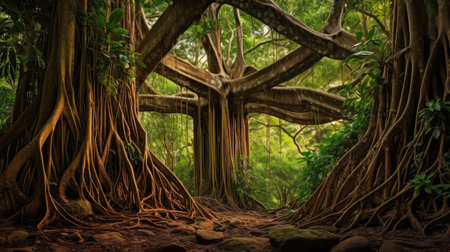 roots australian treeの素材