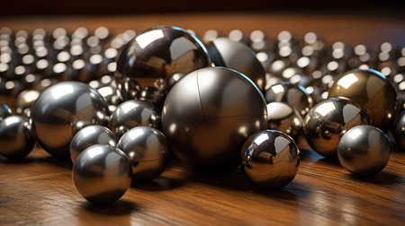 shiny metal ballの素材