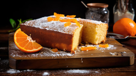 rustic orange cakeの素材