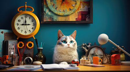 quirky clock deskの素材