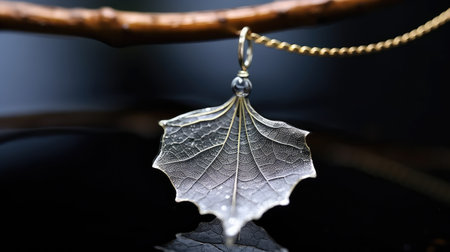 necklace leaf ornamentの素材