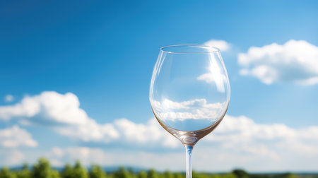 clouds wine glass outsideの素材
