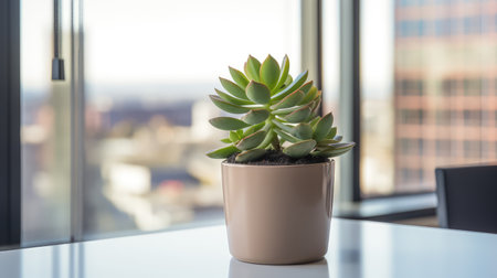 workspace plant in officeの素材