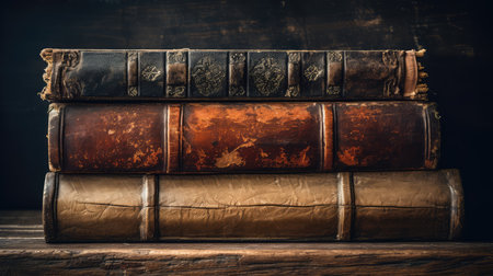 leather vintage book textureの素材