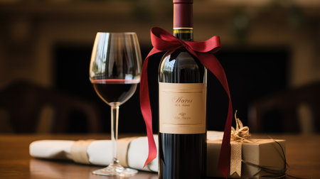 bow wine giftの素材