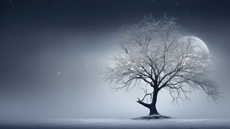 tranquility snowflake treeの素材