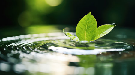 ripple water drop illustrationの素材
