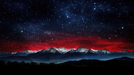 patriotic stars red white blueの素材