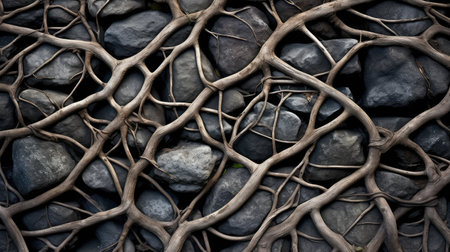 soil plant rootsの素材