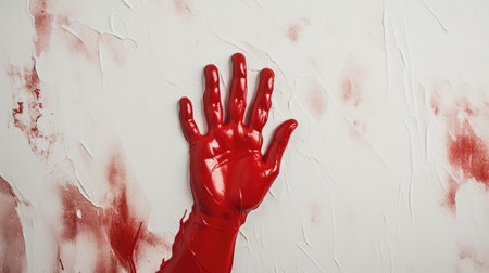 contrast red paintの素材