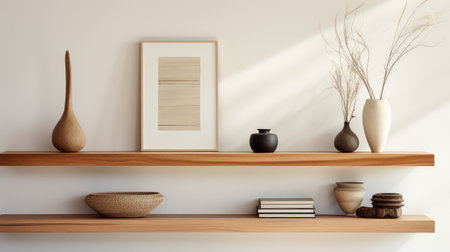 living wood shelfの素材