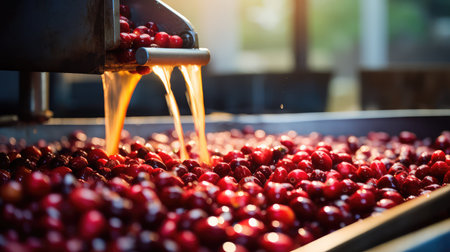 control red coffee cherriesの素材