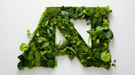 organic plant lettersの素材