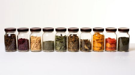 glass tea white backgroundの素材