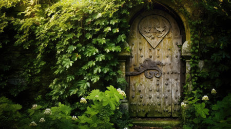 ivy secret garden doorの素材