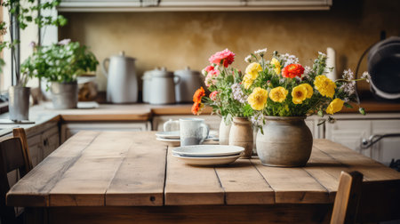 weathered rustic wooden tableの素材