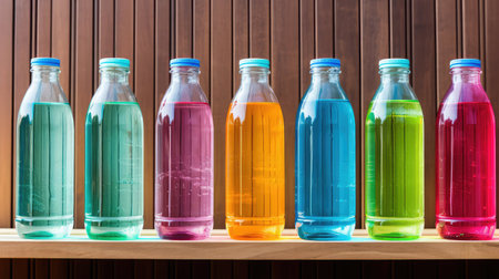 plastic water bottle with waterの素材