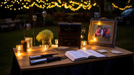 polaroid wedding guest bookの素材