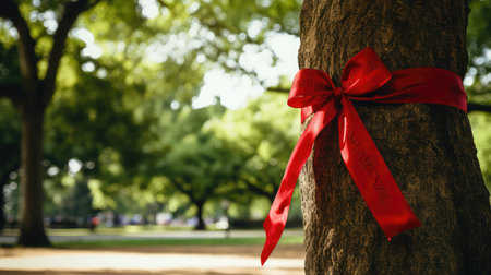 park red ribbon hivの素材