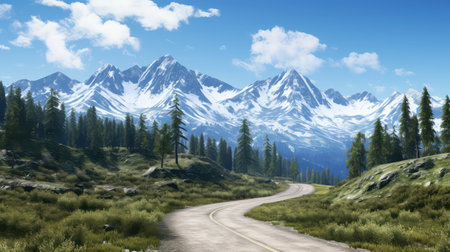 views road cornerの素材