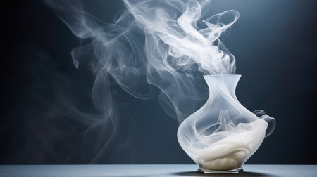 elegance white smoke backgroundの素材