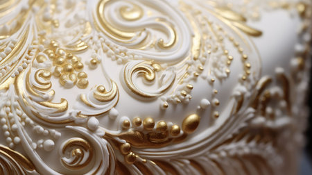 swirls icing textureの素材