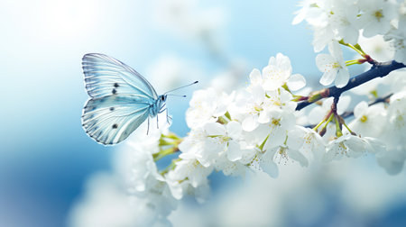 nature light blue and white backgroundの素材