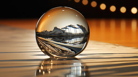 surreal glass reflectionの素材