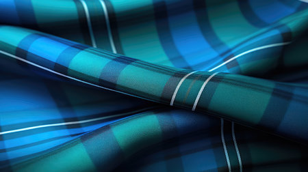 texture blue green tartanの素材