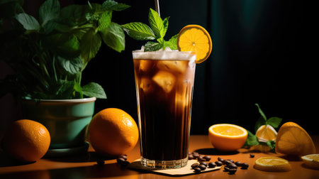 refreshing coffee cocktailの素材