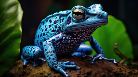 vibrant blue frogの素材
