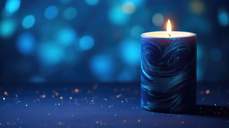 light blue candleの素材