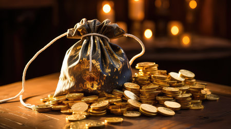luxury bags of goldの素材